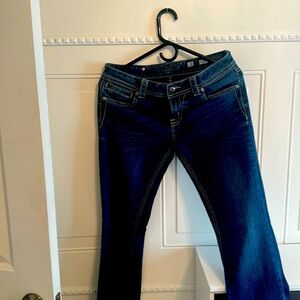 Miss Me boot cut size 28 jeans.
